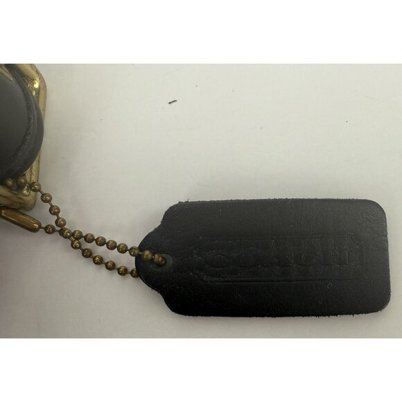 Vintage COACH 9059 Glove Tanned Leather Legacy Shoulder Hobo Purse Y2K Black - Picture 13 of 15